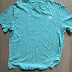 NWOT-The North Face Men's Teal Short Sleeve Tee